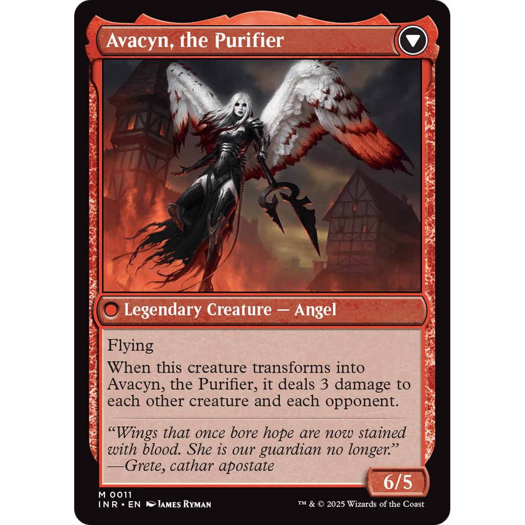 Archangel Avacyn // Avacyn, the Purifier (INR-011) - Innistrad Remastered Foil