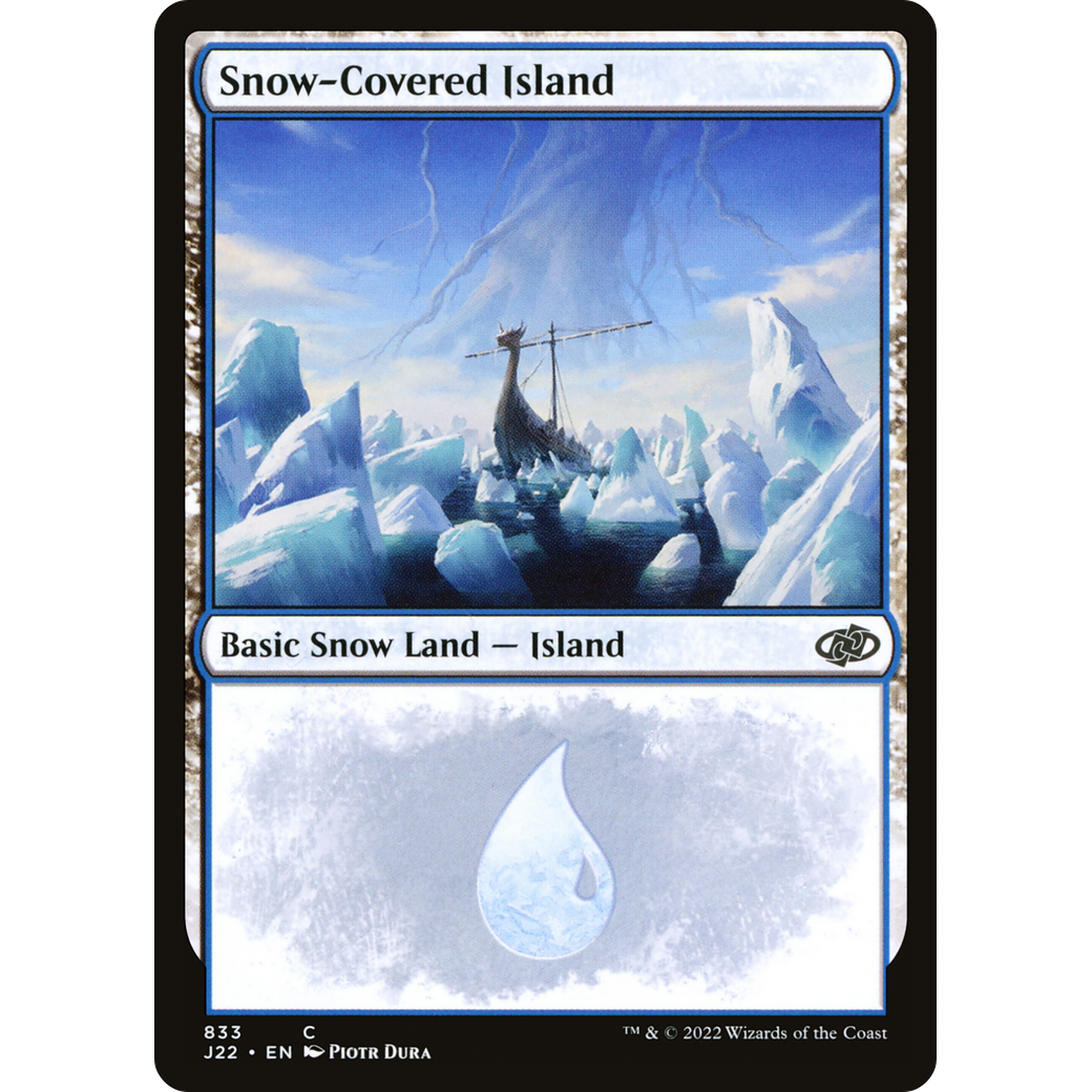 Snow-Covered Island (J22-833) - Jumpstart 2022: (snow)