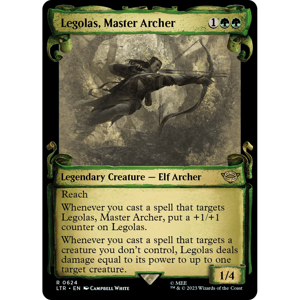 Legolas, Master Archer (LTR-624) - The Lord of the Rings: Tales of Middle-earth: (Showcase) Foil