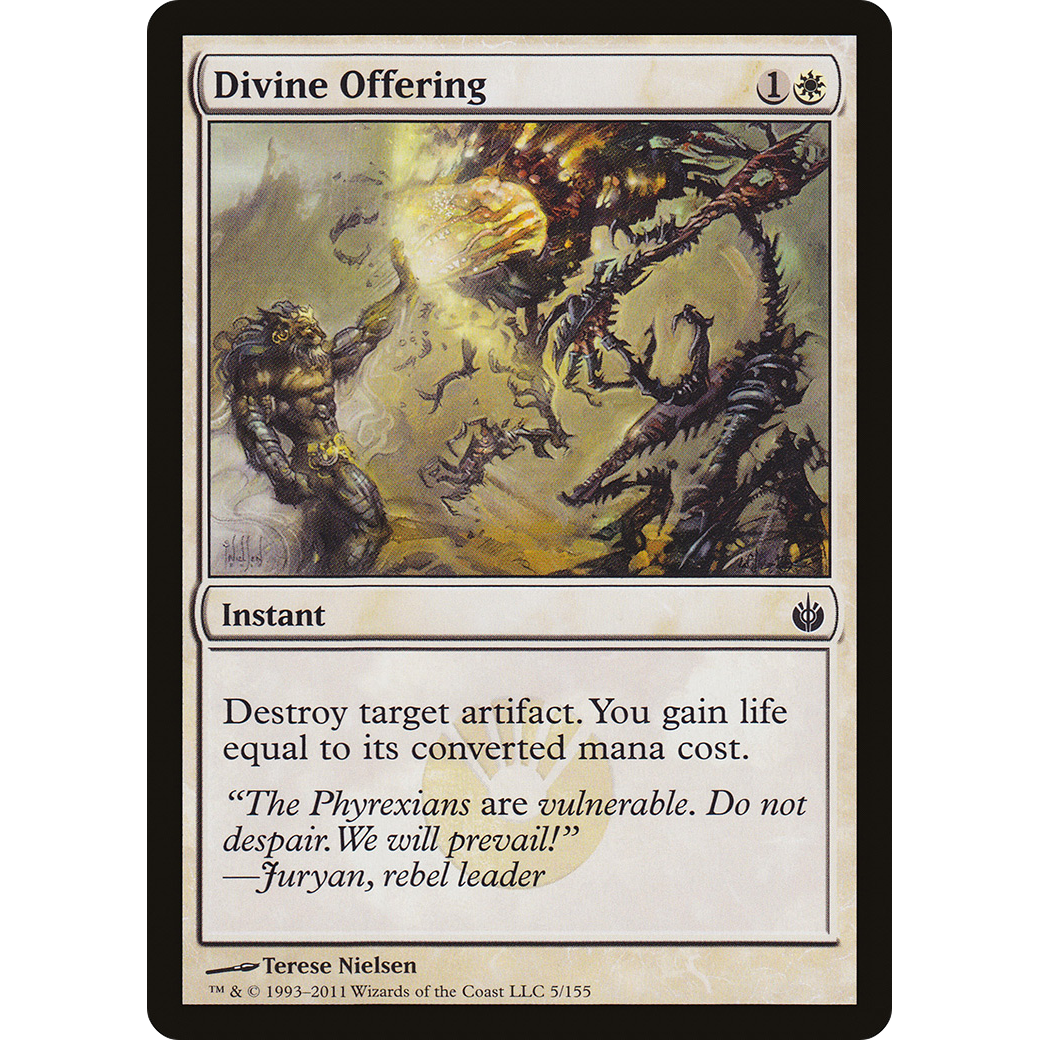 Divine Offering (MBS-005) - Mirrodin Besieged Foil