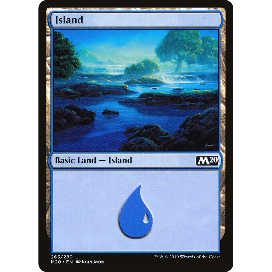 Island (M20-265) - Core Set 2020 Foil