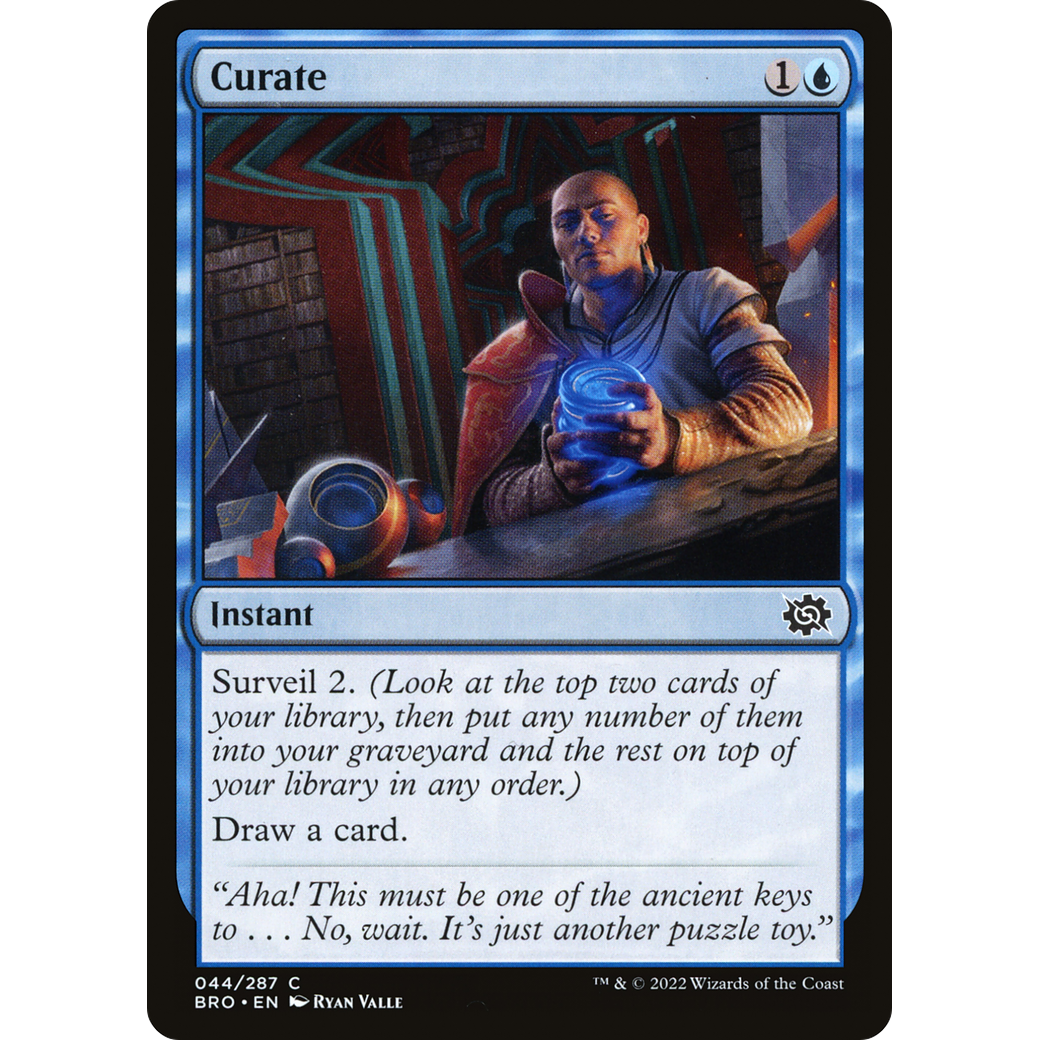 Curate (BRO-044) - The Brothers' War Foil