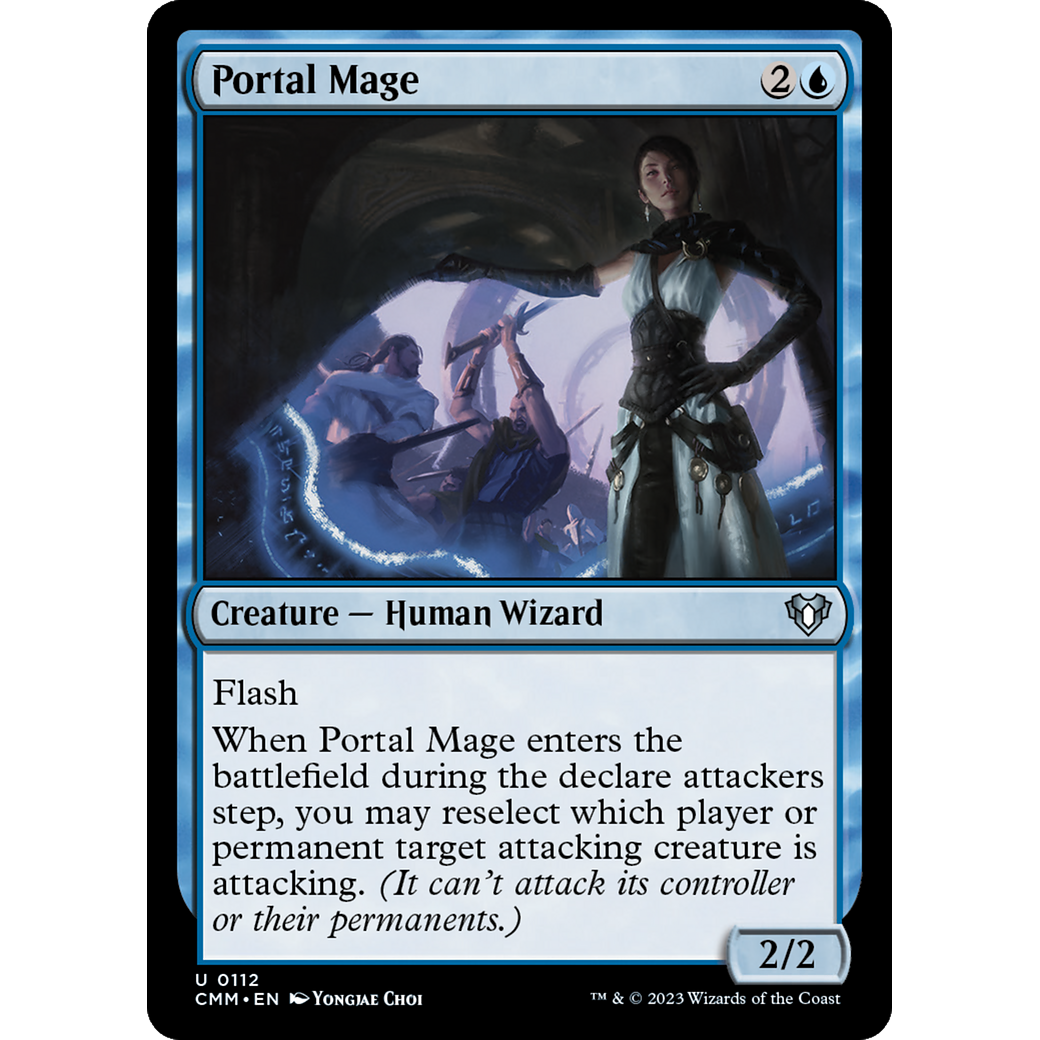 Portal Mage (CMM-112) - Commander Masters Foil