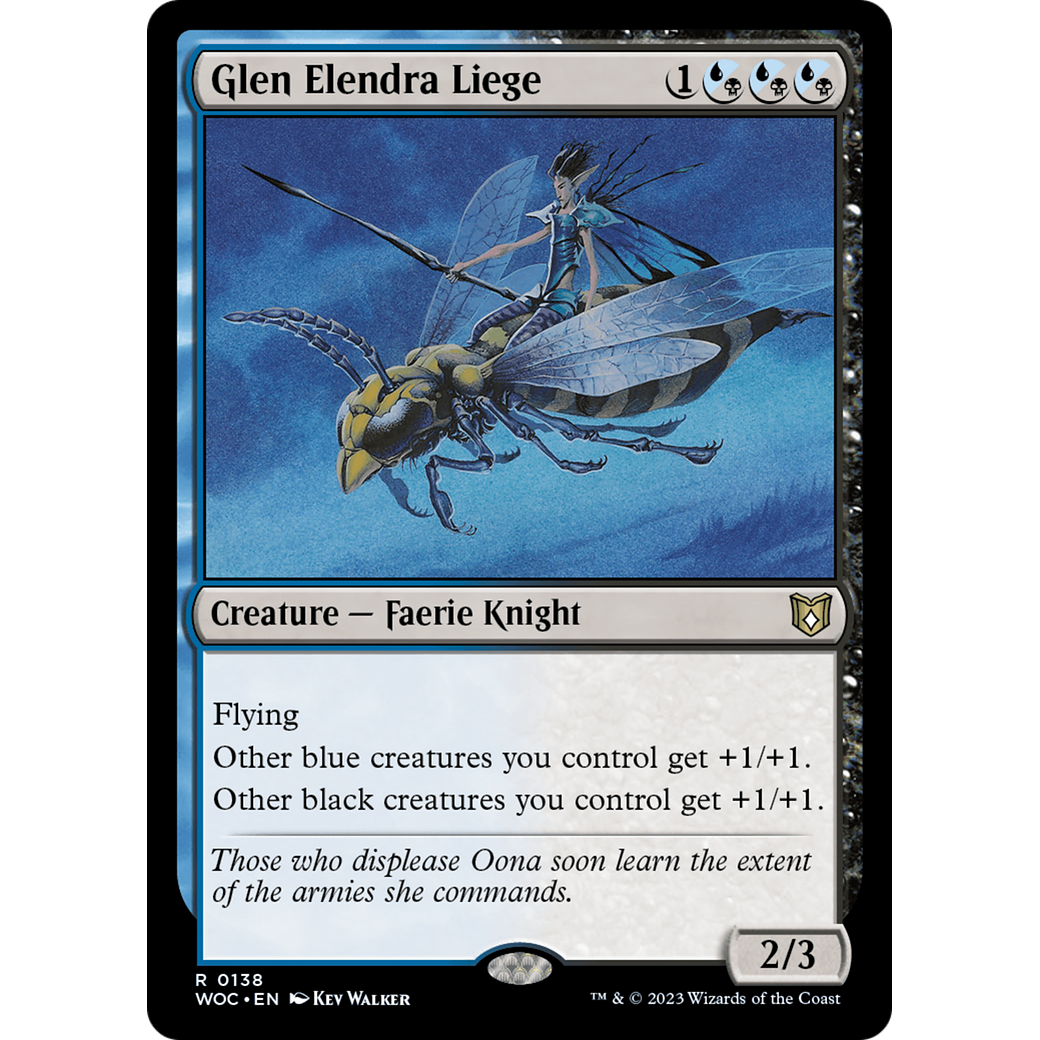 Glen Elendra Liege (WOC-138) - Wilds of Eldraine Commander