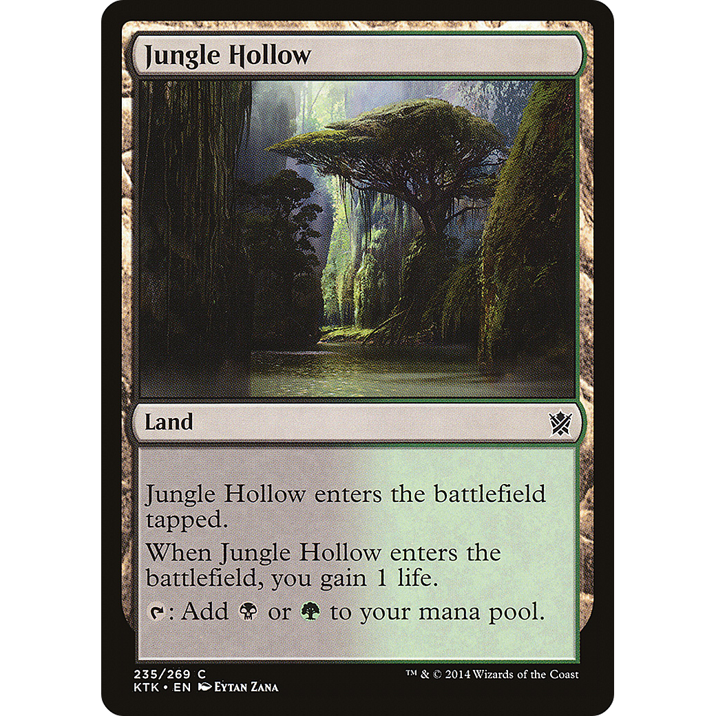 Jungle Hollow (KTK-235) - Khans of Tarkir Foil