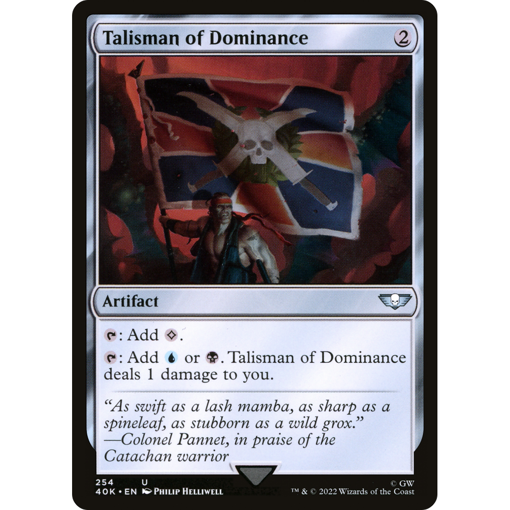 Talisman of Dominance (40K-254) - Warhammer 40,000 Commander