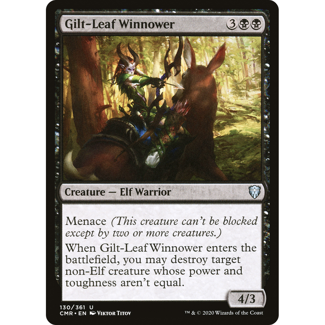 Gilt-Leaf Winnower (CMR-130) - Commander Legends Foil