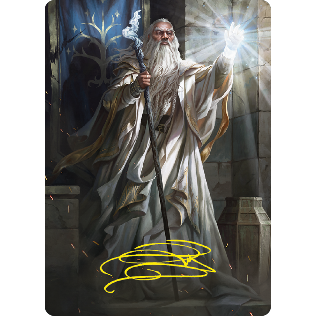 Gandalf the White // Gandalf the White (ALTR-003) - Tales of Middle-earth Art Series (Borderless) Foil