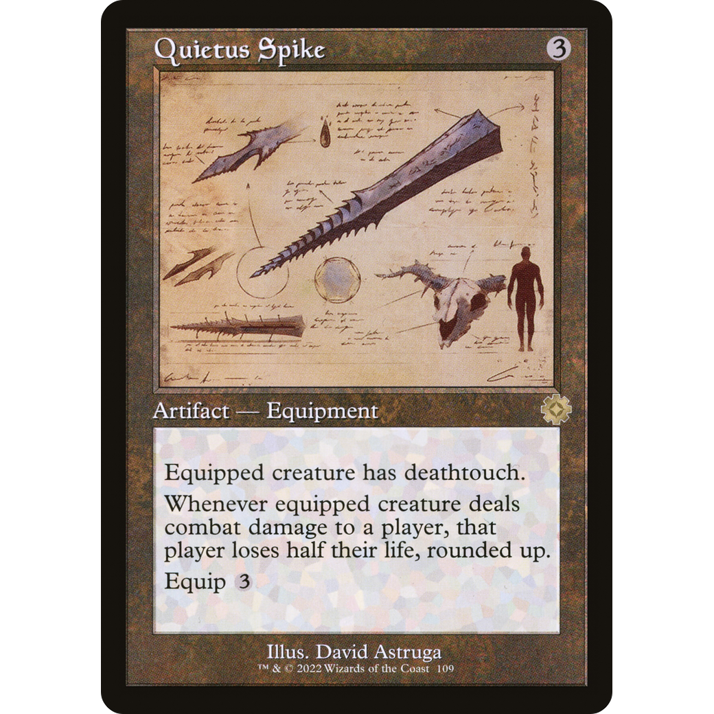 Quietus Spike (Schematic) (BRR-109) - The Brothers' War Retro Artifacts