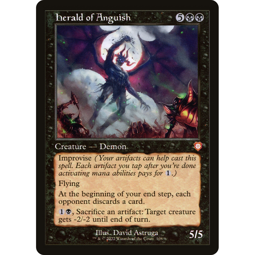 Herald of Anguish (Retro Frame) (BRC-108) - The Brothers' War Commander
