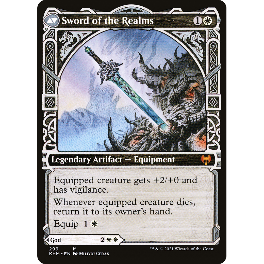 Halvar, God of Battle (Showcase) (KHM-299) - Kaldheim: (Showcase)