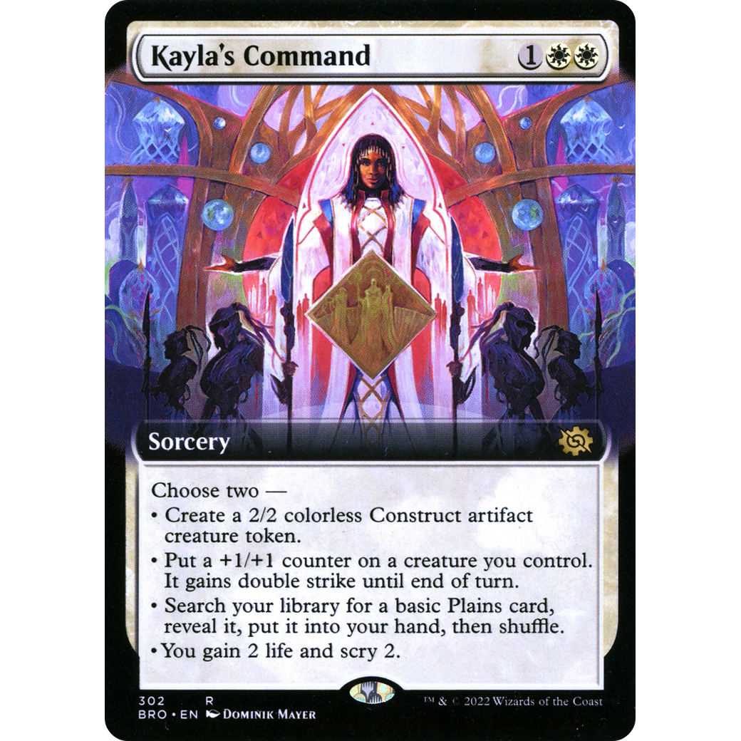 Kayla's Command (Extended Art) (BRO-302) - The Brothers' War: (Extended Art)