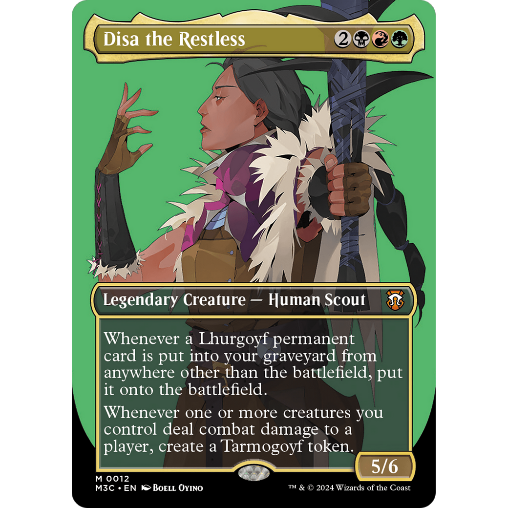Disa the Restless (M3C-012) - Modern Horizons 3 Commander (Borderless)