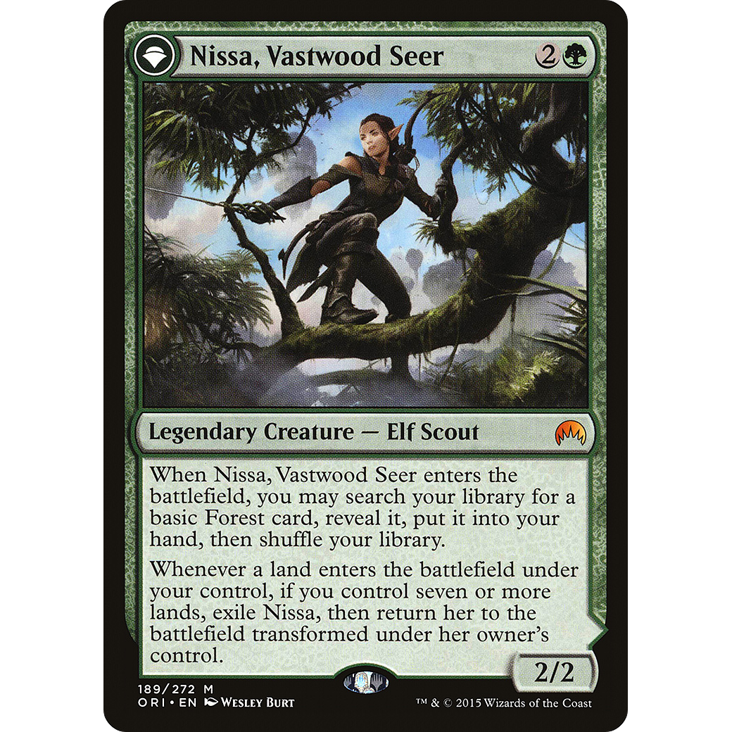 Nissa, Vastwood Seer (ORI-189) - Magic Origins: (originpwdfc)