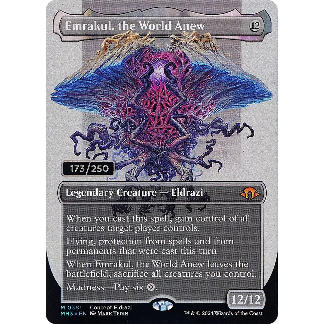 Emrakul, the World Anew (MH3-381Z) - Modern Horizons 3 (Borderless) Foil