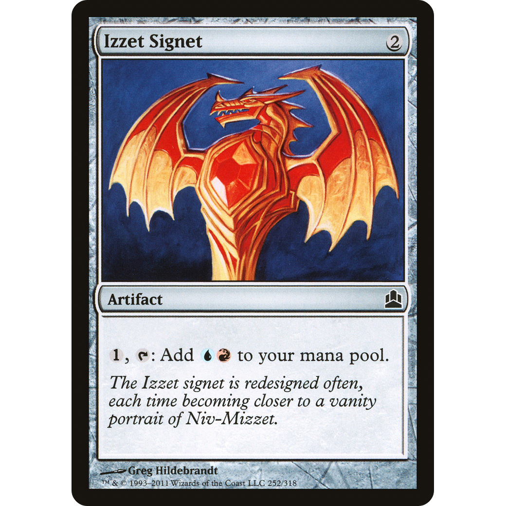 Izzet Signet (CMD-252) - Commander 2011