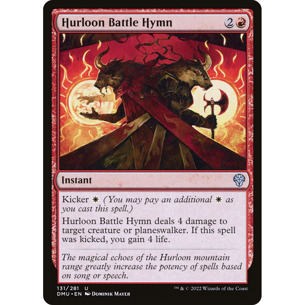Hurloon Battle Hymn (DMU-131) - Dominaria United Foil