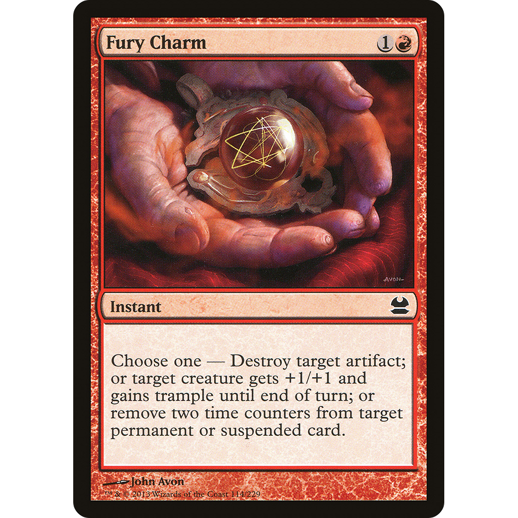 Fury Charm (MMA-114) - Modern Masters Foil