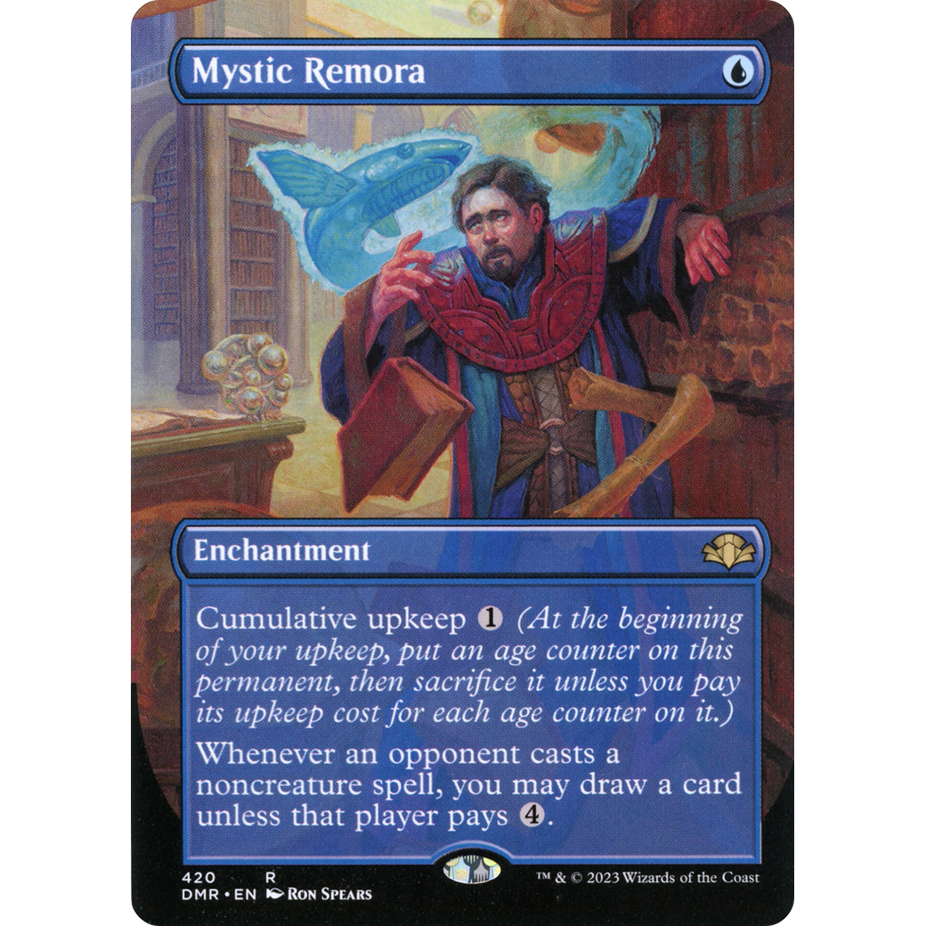 Mystic Remora (Borderless) (DMR-420) - Dominaria Remastered (Borderless) Foil