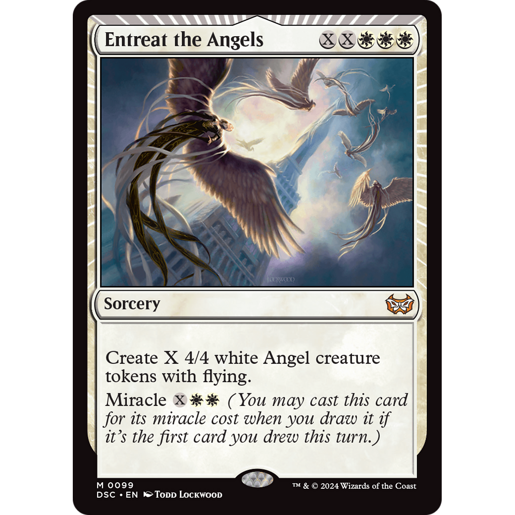 Entreat the Angels (DSC-099) - Duskmourn: House of Horror Commander