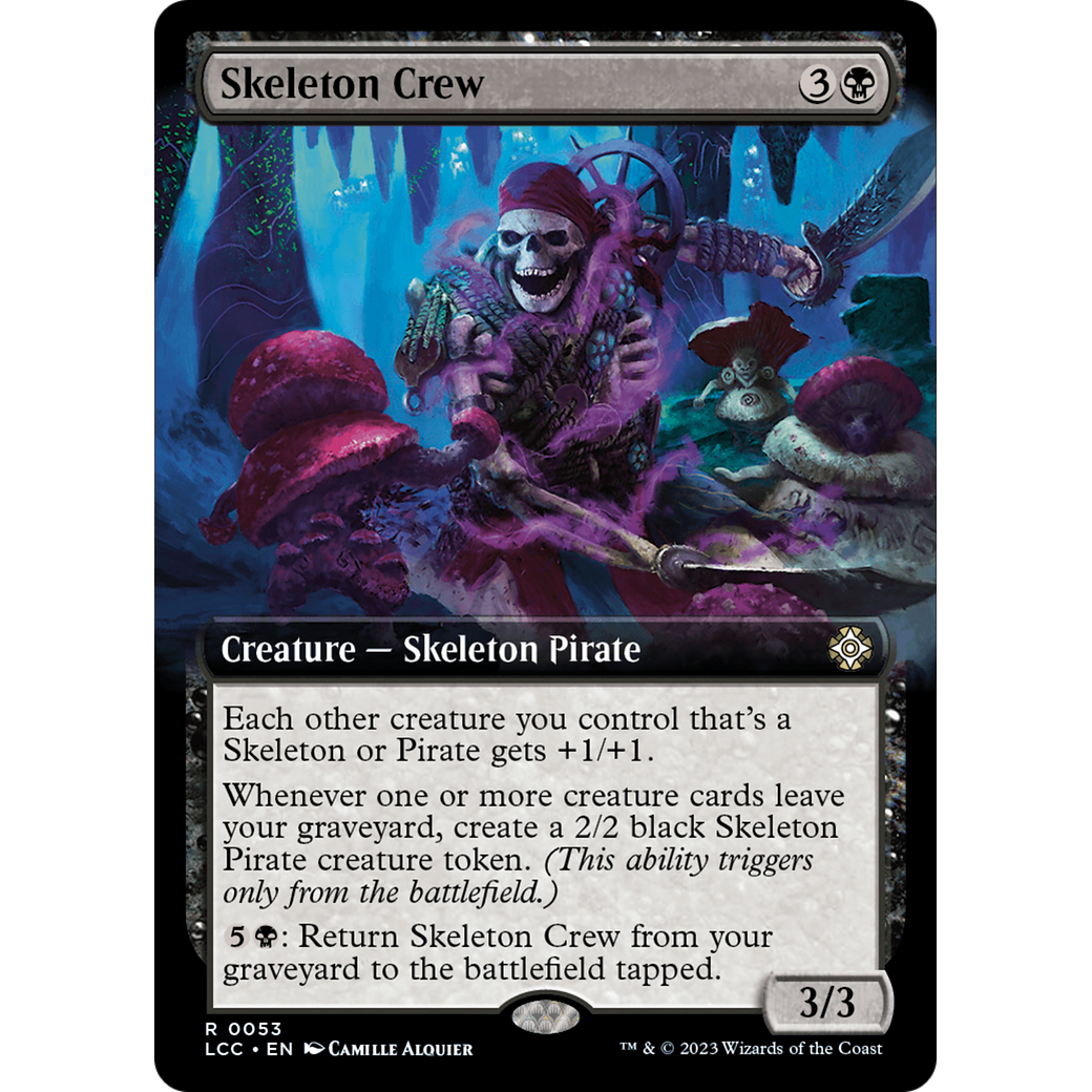 Skeleton Crew (LCC-053) - The Lost Caverns of Ixalan Commander: (Extended Art)