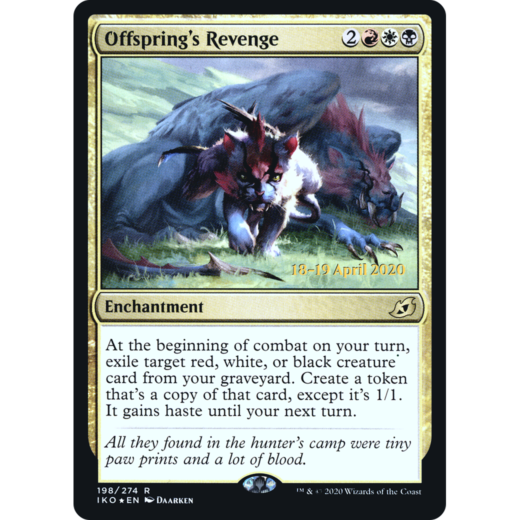 Offspring's Revenge (PRE-198) - Ikoria: Lair of Behemoths Promos Foil