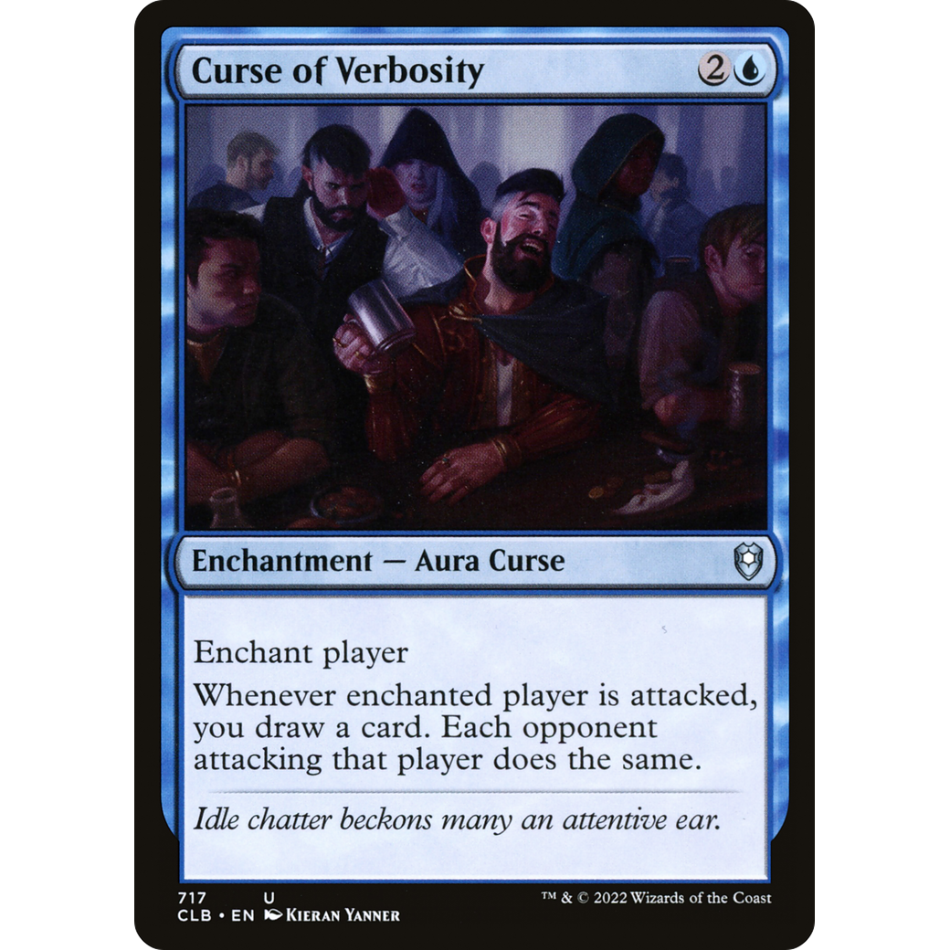 Curse of Verbosity (CLB-717) - Commander Legends: Battle for Baldur's Gate