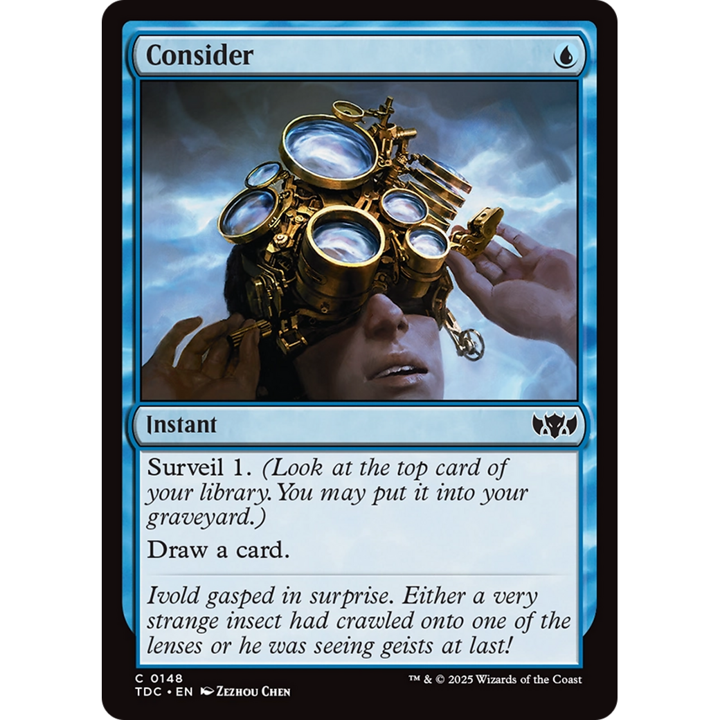 Consider (TDC-148) - Commander: Tarkir: Dragonstorm