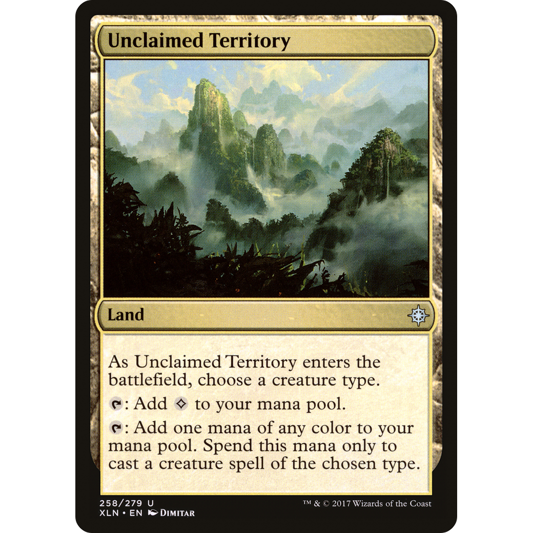 Unclaimed Territory (XLN-258) - Ixalan Foil