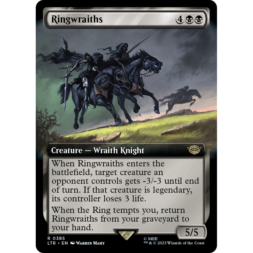 Ringwraiths (LTR-385) - The Lord of the Rings: Tales of Middle-earth: (Extended Art)