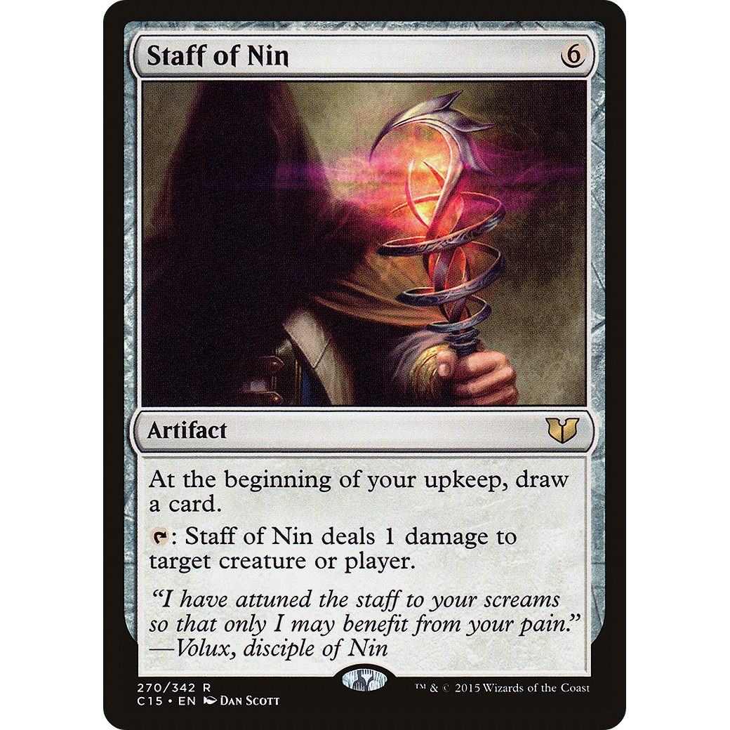 Staff of Nin (C15-270) - Commander 2015