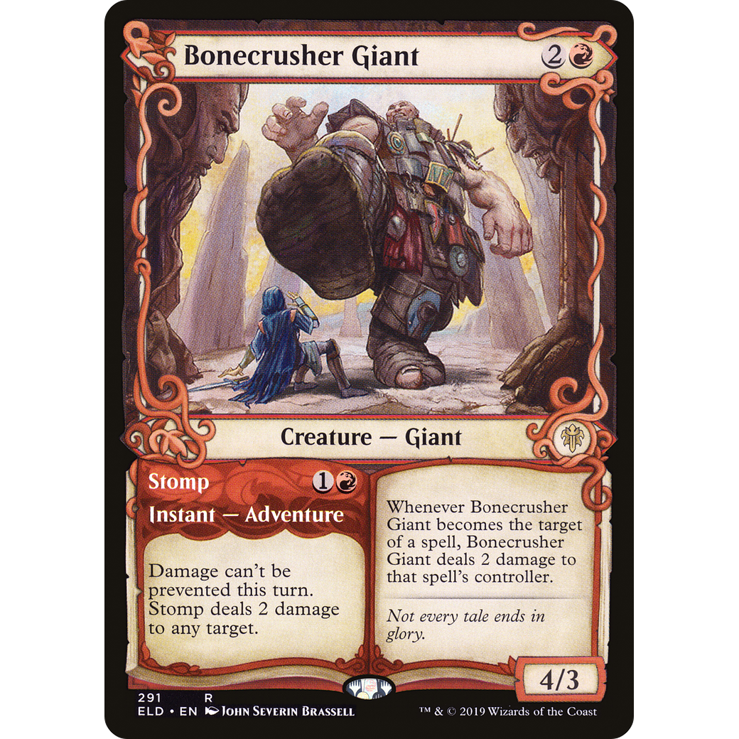 Bonecrusher Giant (Showcase) (ELD-291) - Throne of Eldraine: (Showcase)