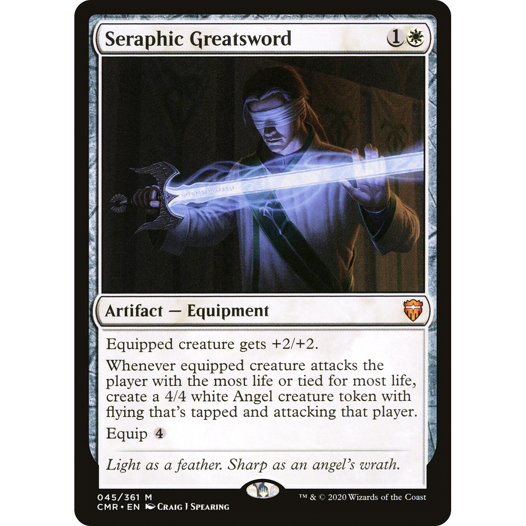 Seraphic Greatsword (CMR-045) - Commander Legends
