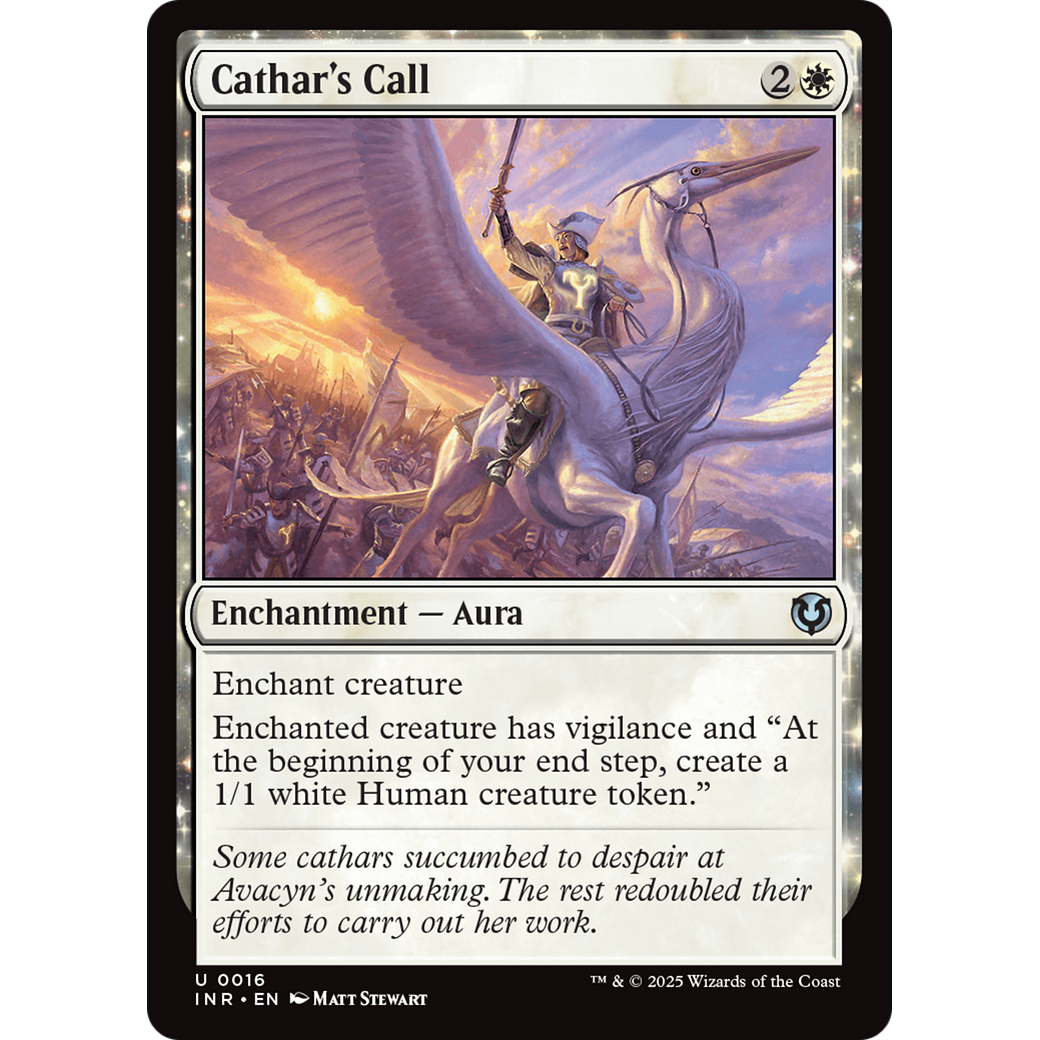 Cathar's Call (INR-016) - Innistrad Remastered: (enchantment) Foil