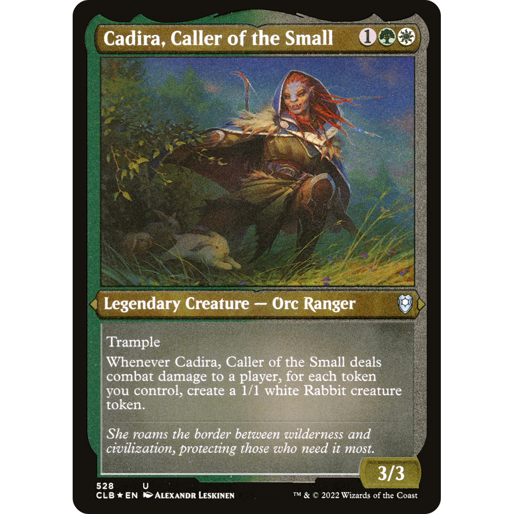 Cadira, Caller of the Small (CLB-528) - Commander Legends: Battle for Baldur's Gate Etched Foil