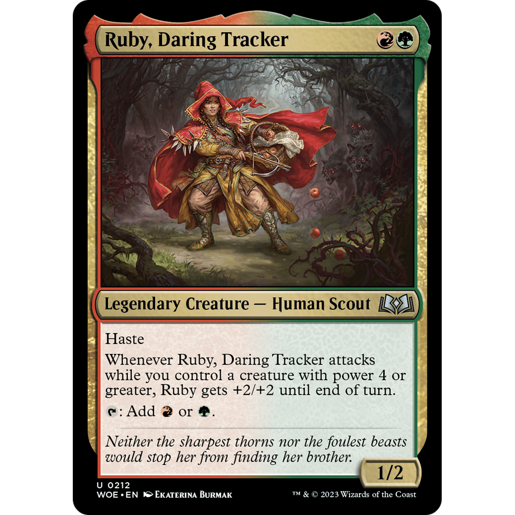 Ruby, Daring Tracker (WOE-212) - Wilds of Eldraine