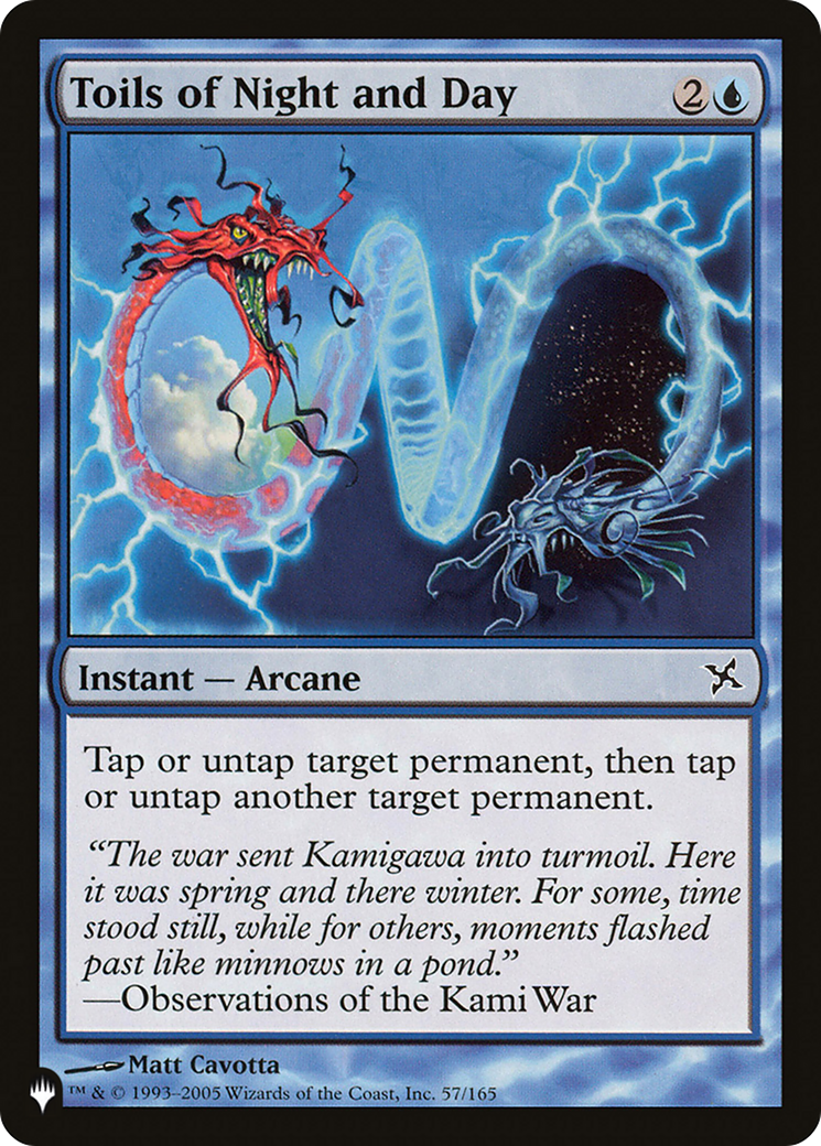 Toils of Night and Day (LIST-57/165) - The List