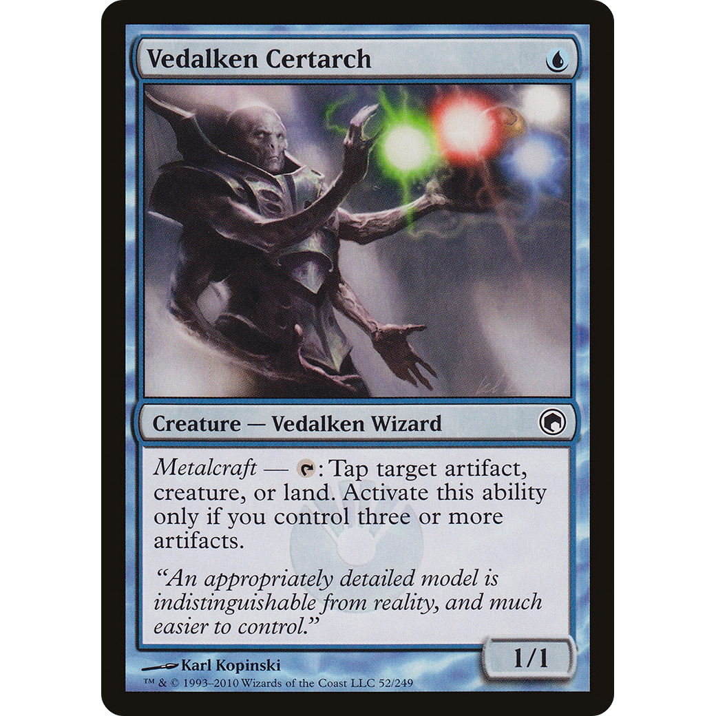 Vedalken Certarch (SOM-052) - Scars of Mirrodin Foil