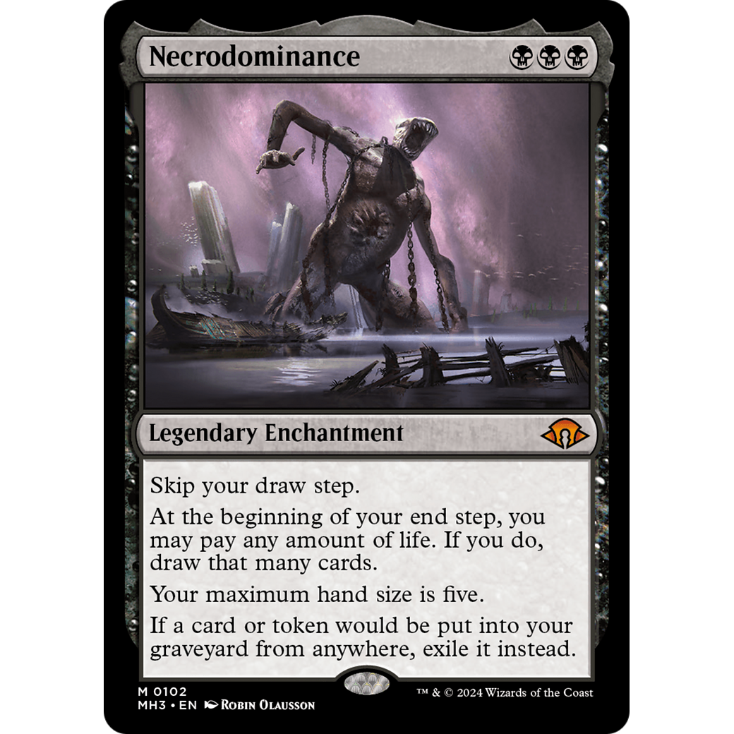 Necrodominance (MH3-102) - Modern Horizons 3 Foil