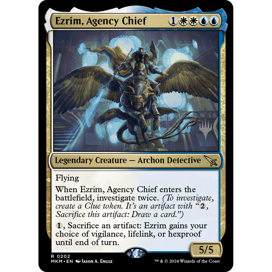 Ezrim, Agency Chief (PPMKM-202P) - Murders at Karlov Manor Promos
