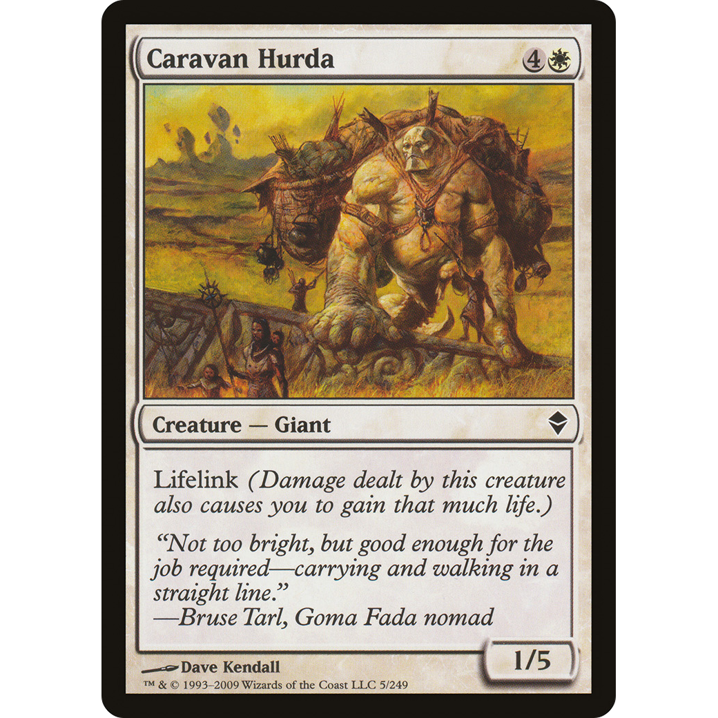 Caravan Hurda (ZEN-005) - Zendikar Foil