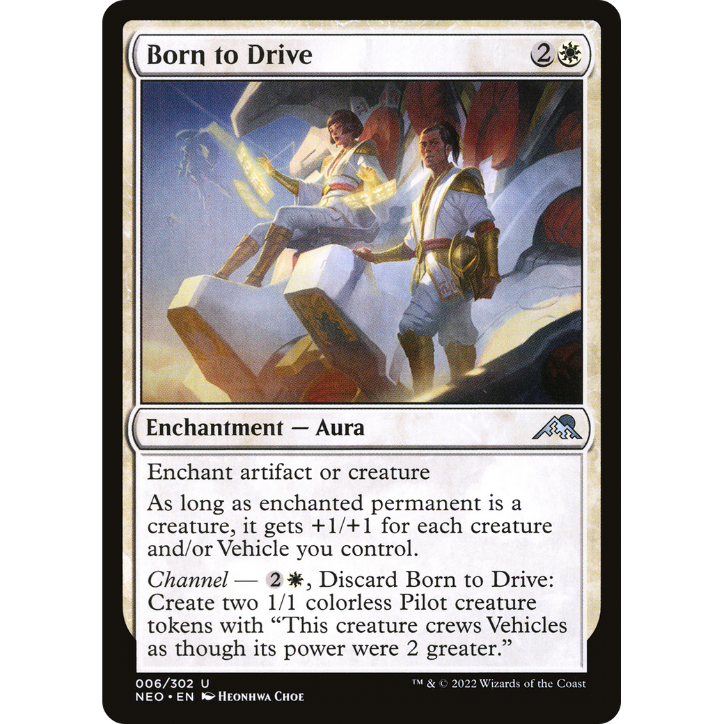Born to Drive (NEO-006) - Kamigawa: Neon Dynasty Foil