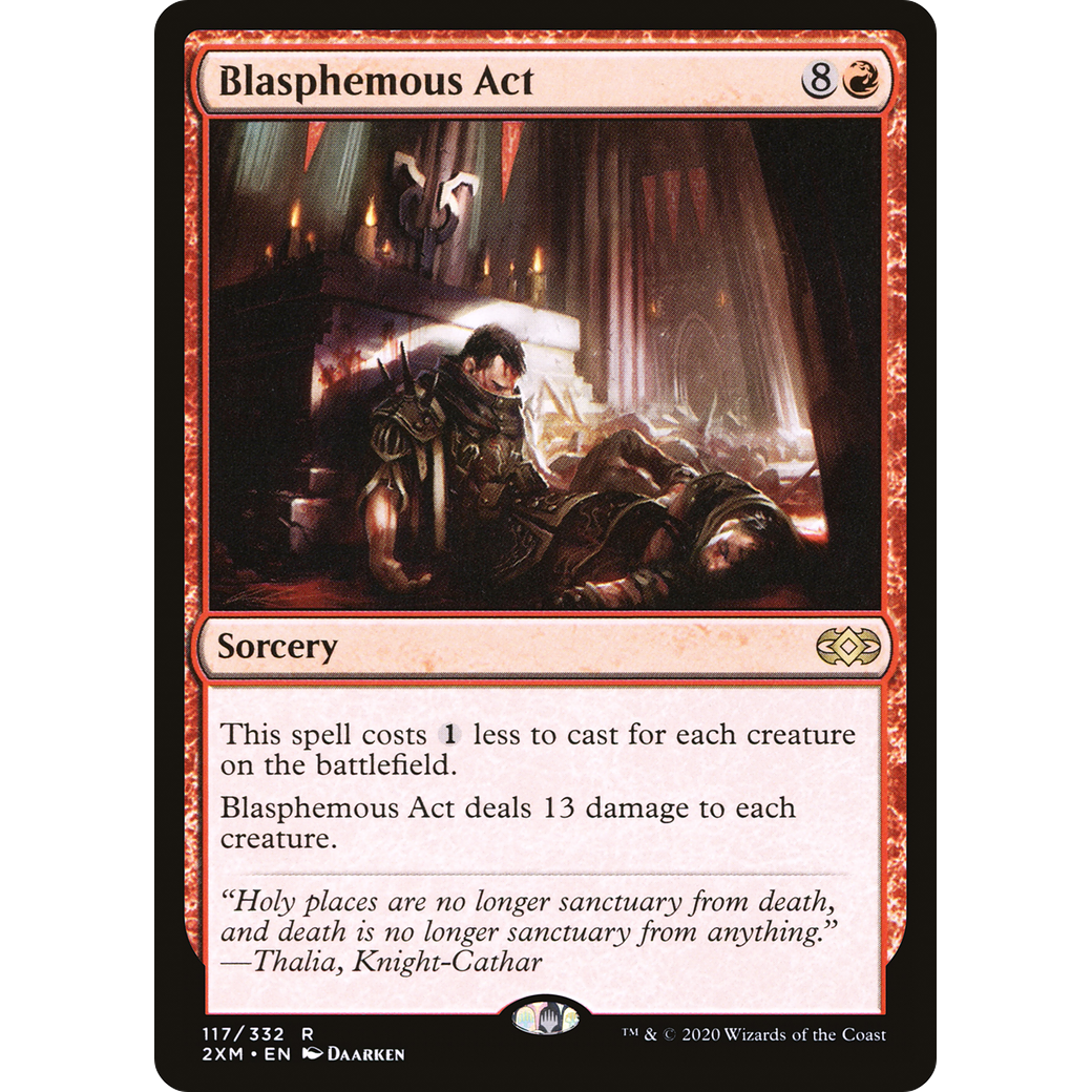 Blasphemous Act (2XM-117) - Double Masters Foil