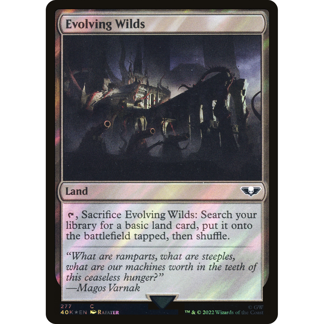 Evolving Wilds (40K-277) - Warhammer 40,000 Commander Foil