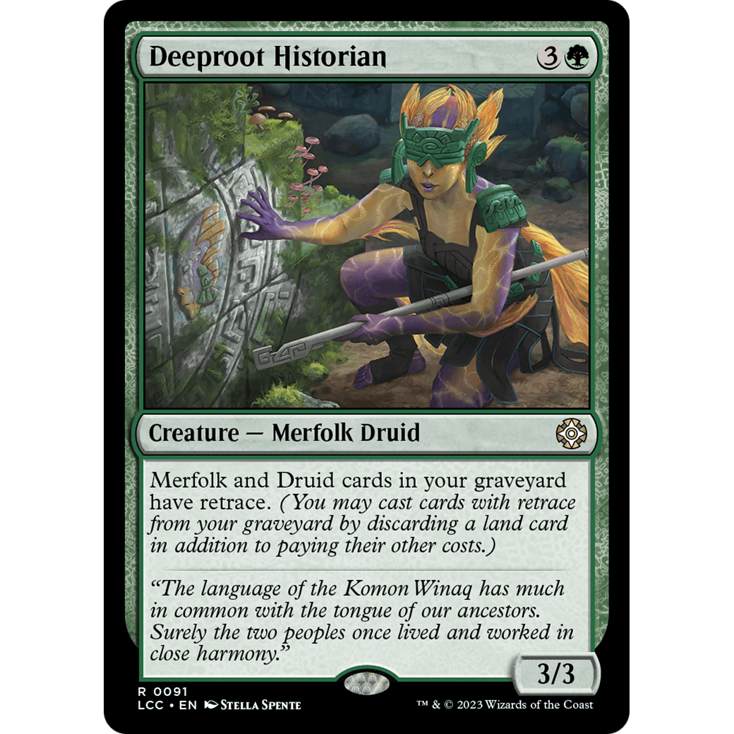 Deeproot Historian (LCC-091) - The Lost Caverns of Ixalan Commander