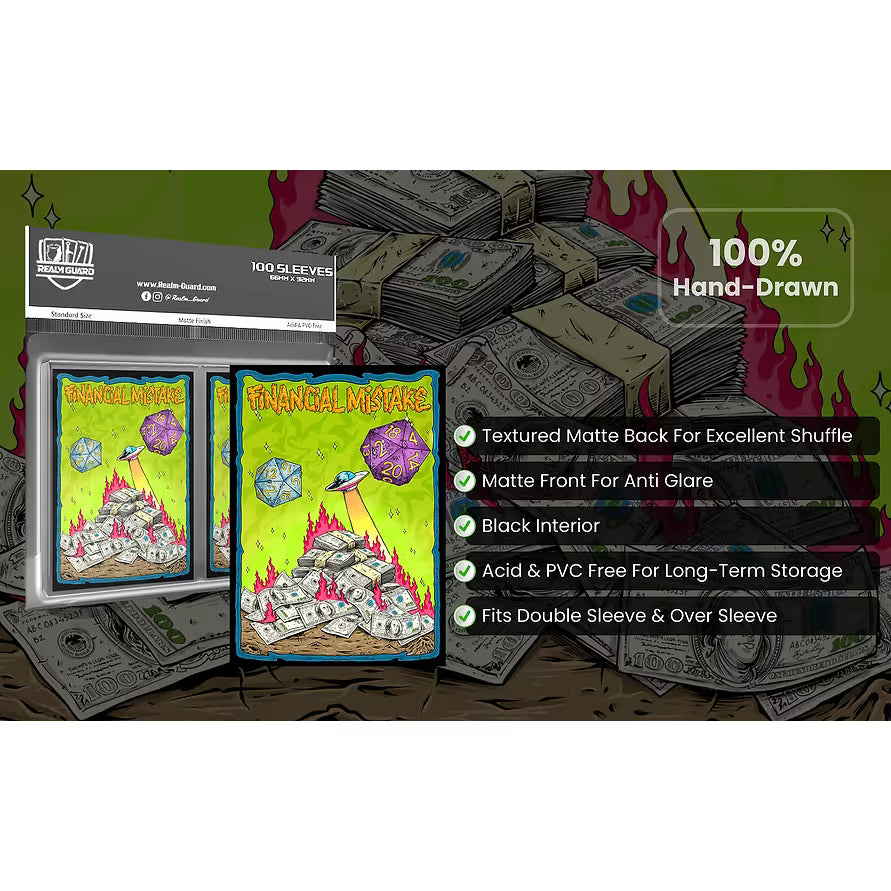 Realm Guard: Art Sleeves - Financial Mistake