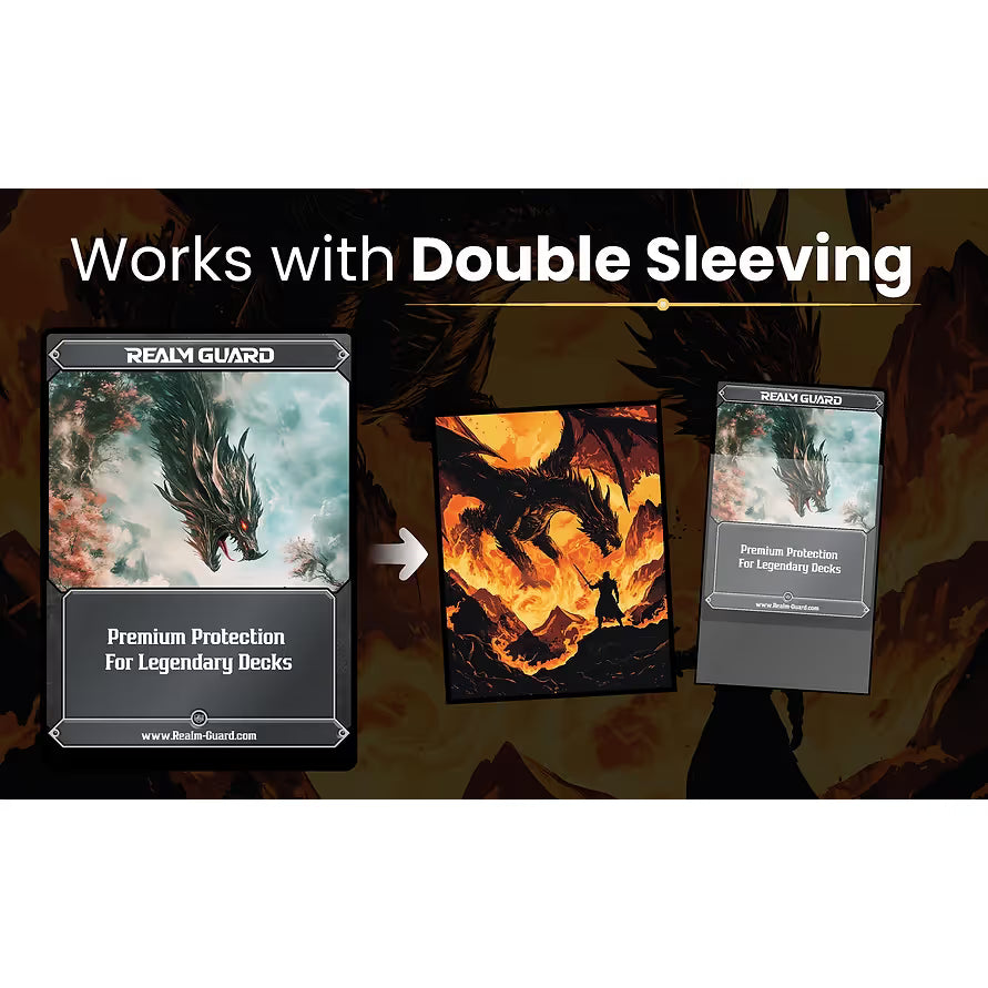 Realm Guard: Art Sleeves - Fire Dragon