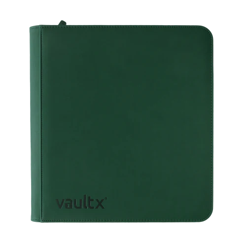 Forest Green 12-Pocket Exo-Tec Zip Binder