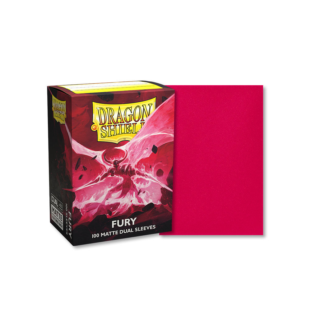 Dragon Shield Dual Sleeves 100ct: Fury Matte