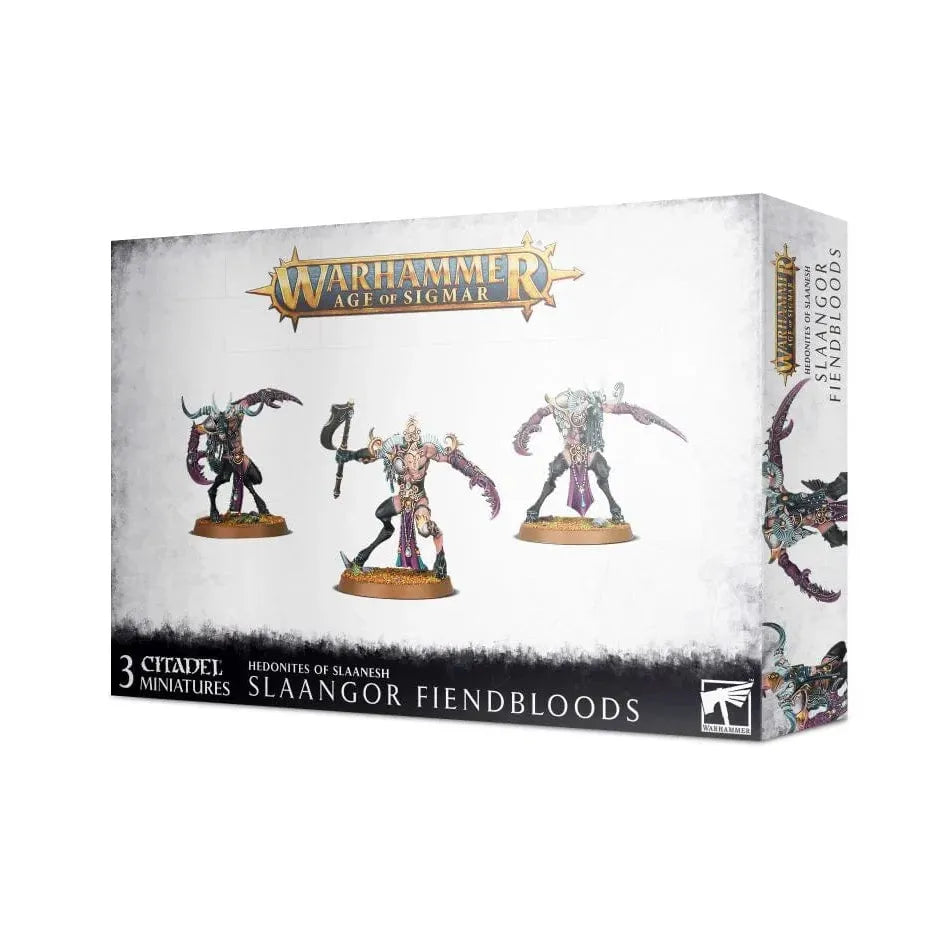 Warhammer Age of Sigmar: Hedonites of Slaanesh: Slaangor Fiendbloods [83-89]